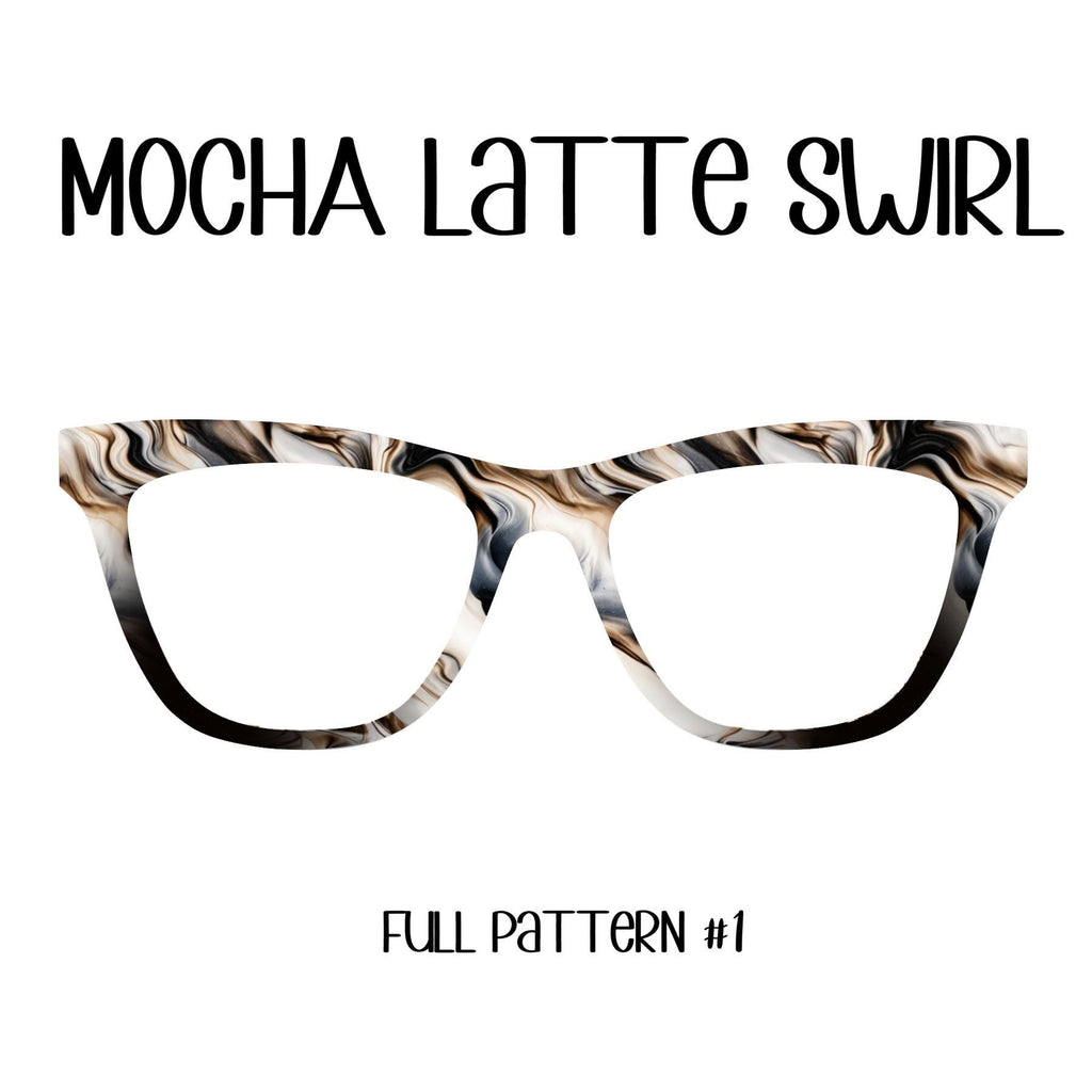 MOCHA LATTE SWIRL Eyewear Toppers, comes with N52 magnets