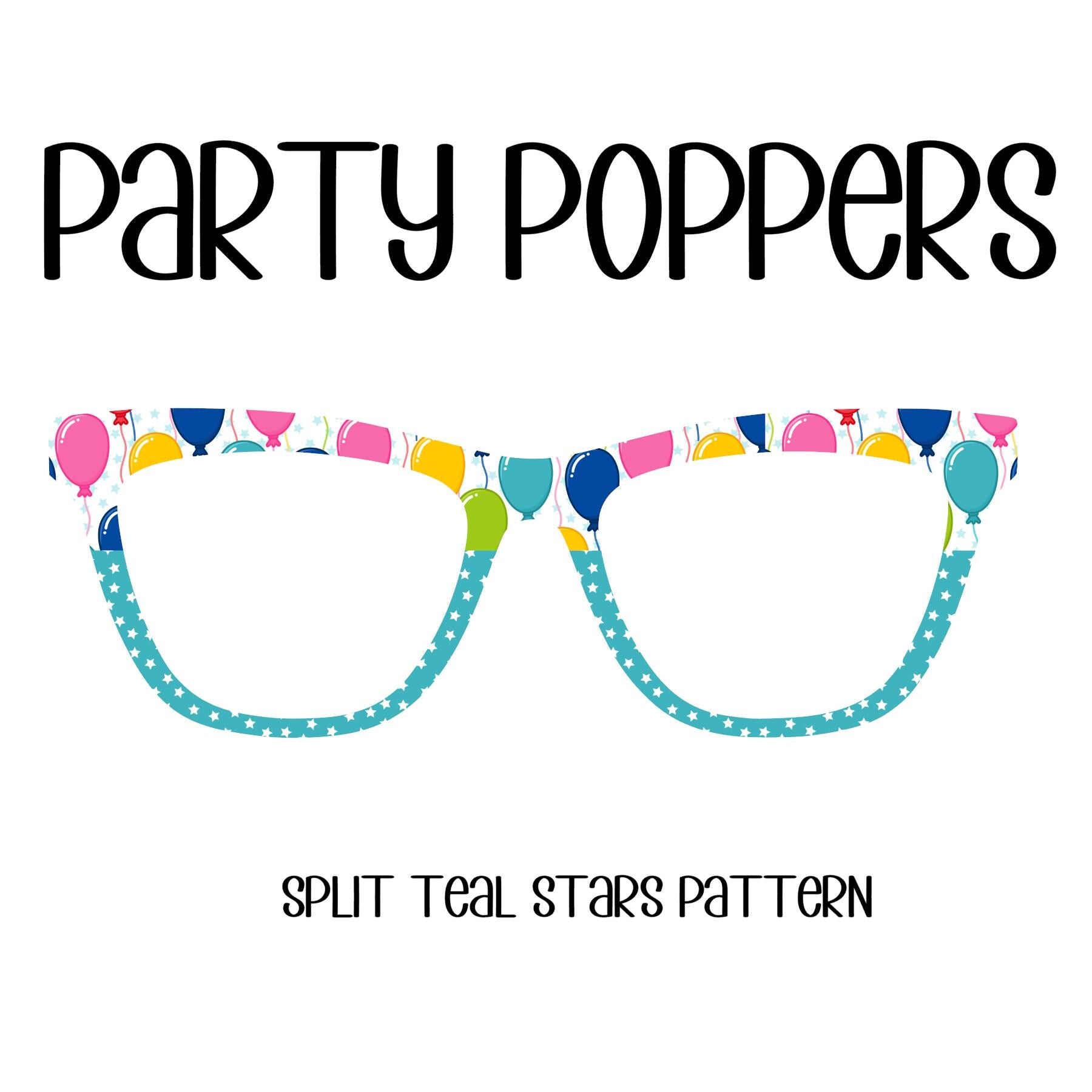 PARTY POPPERS Eyewear Toppers, comes with N52 magnets
