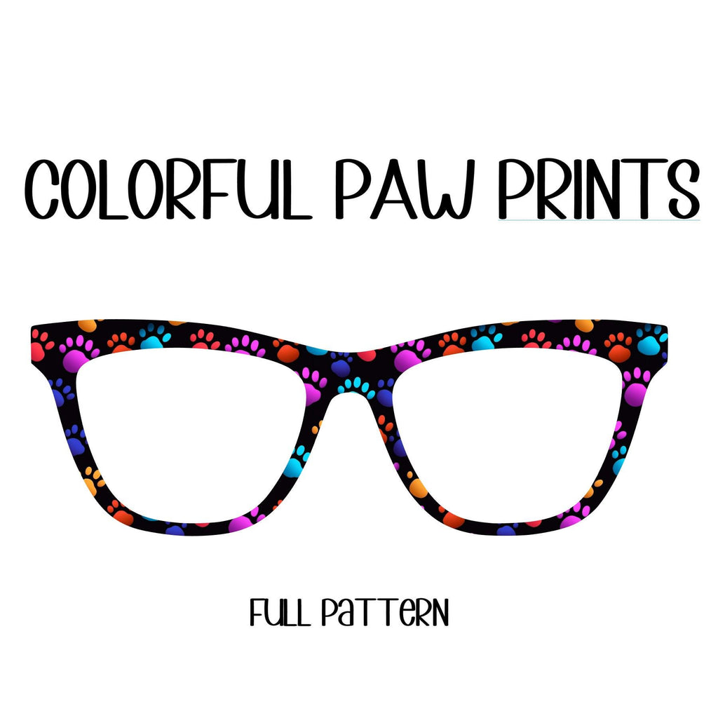 COLORFUL PAW PRINTS Eyewear Toppers, comes with N52 magnets