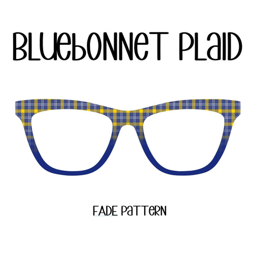 BLUEBONNET PLAID Eyewear Toppers, comes with N52 magnets