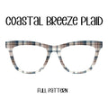 COASTAL BREEZE PLAID Eyewear Toppers, comes with N52 magnets