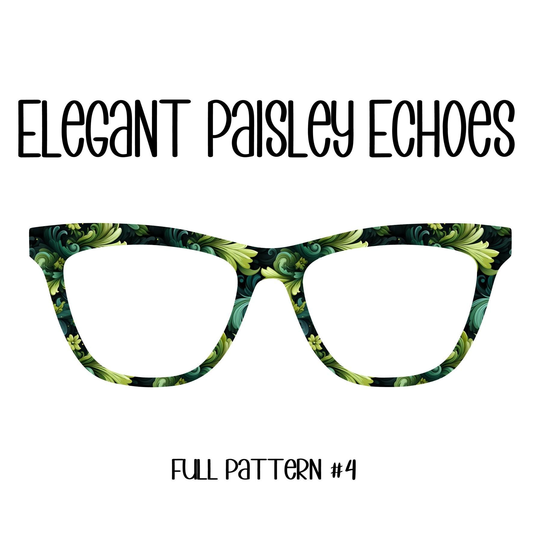 ELEGANT PAISLEY ECHOES-Your choice! Eyewear Toppers, comes with N52 magnets