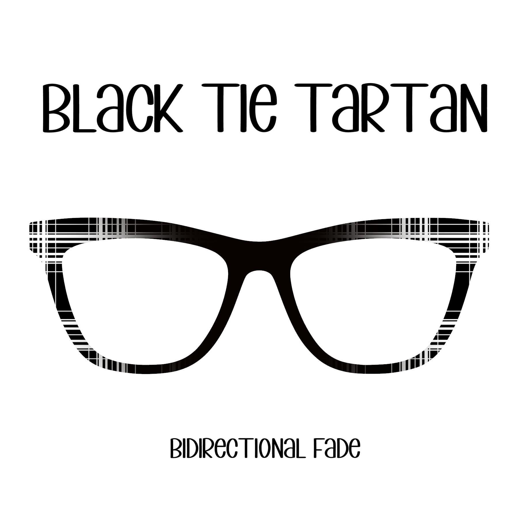 BLACK TIE TARTAN Eyewear Toppers, comes with N52 magnets