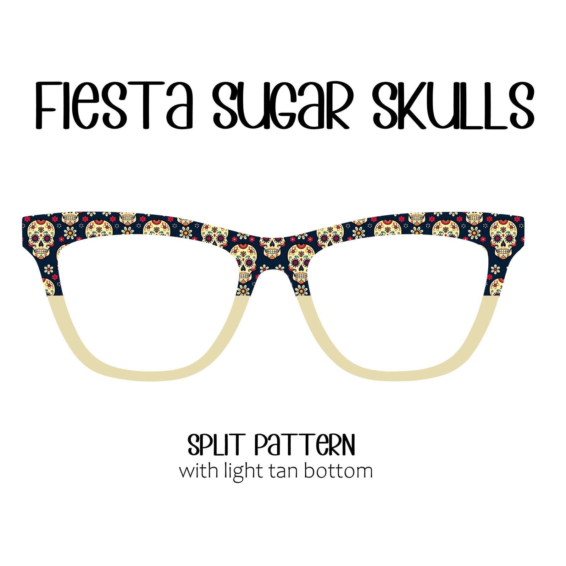 FIESTA SUGAR SKULLS Eyewear Toppers, comes with N52 magnets