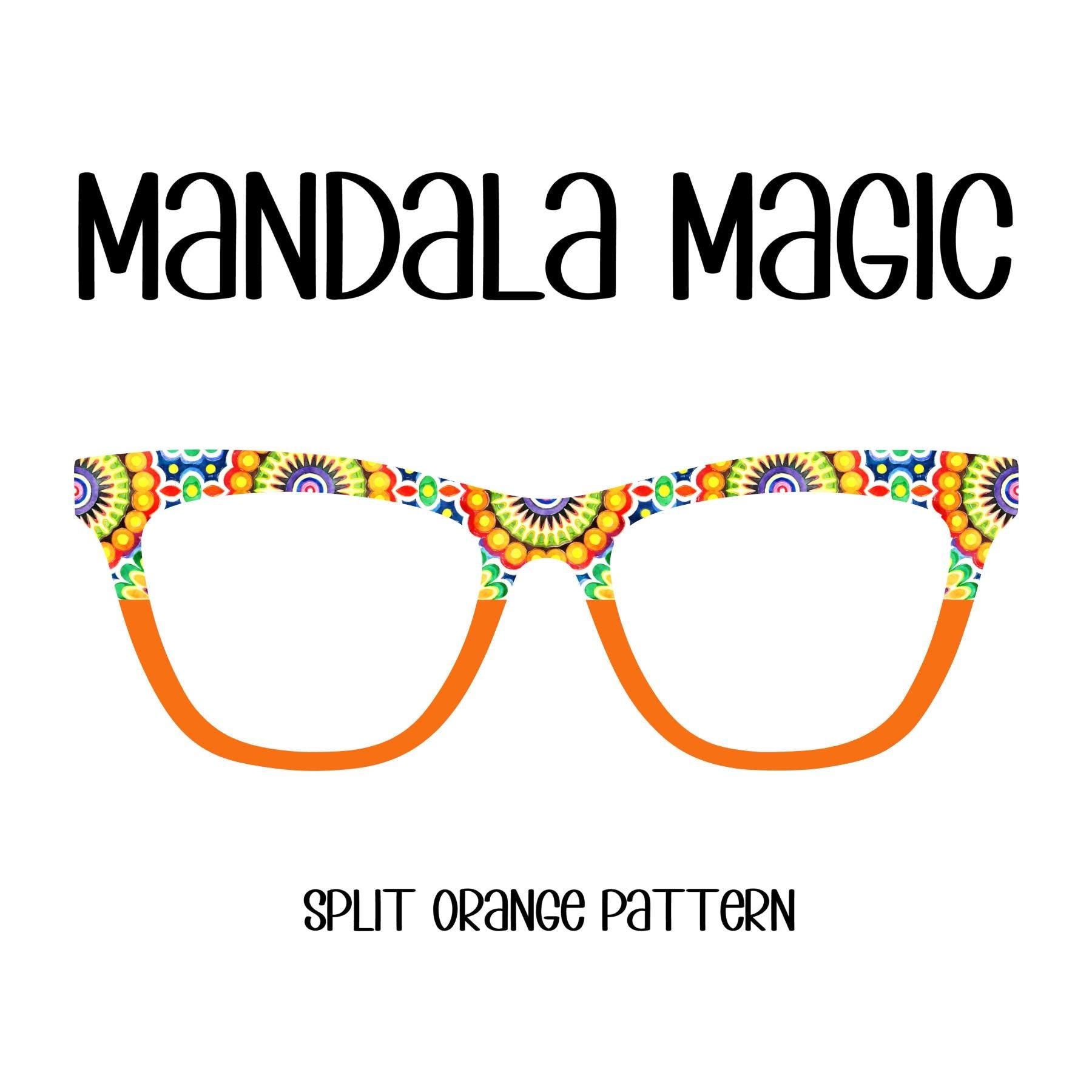 MANDALA MAGIC Swirls Eyewear Toppers, comes with n52 magnetss