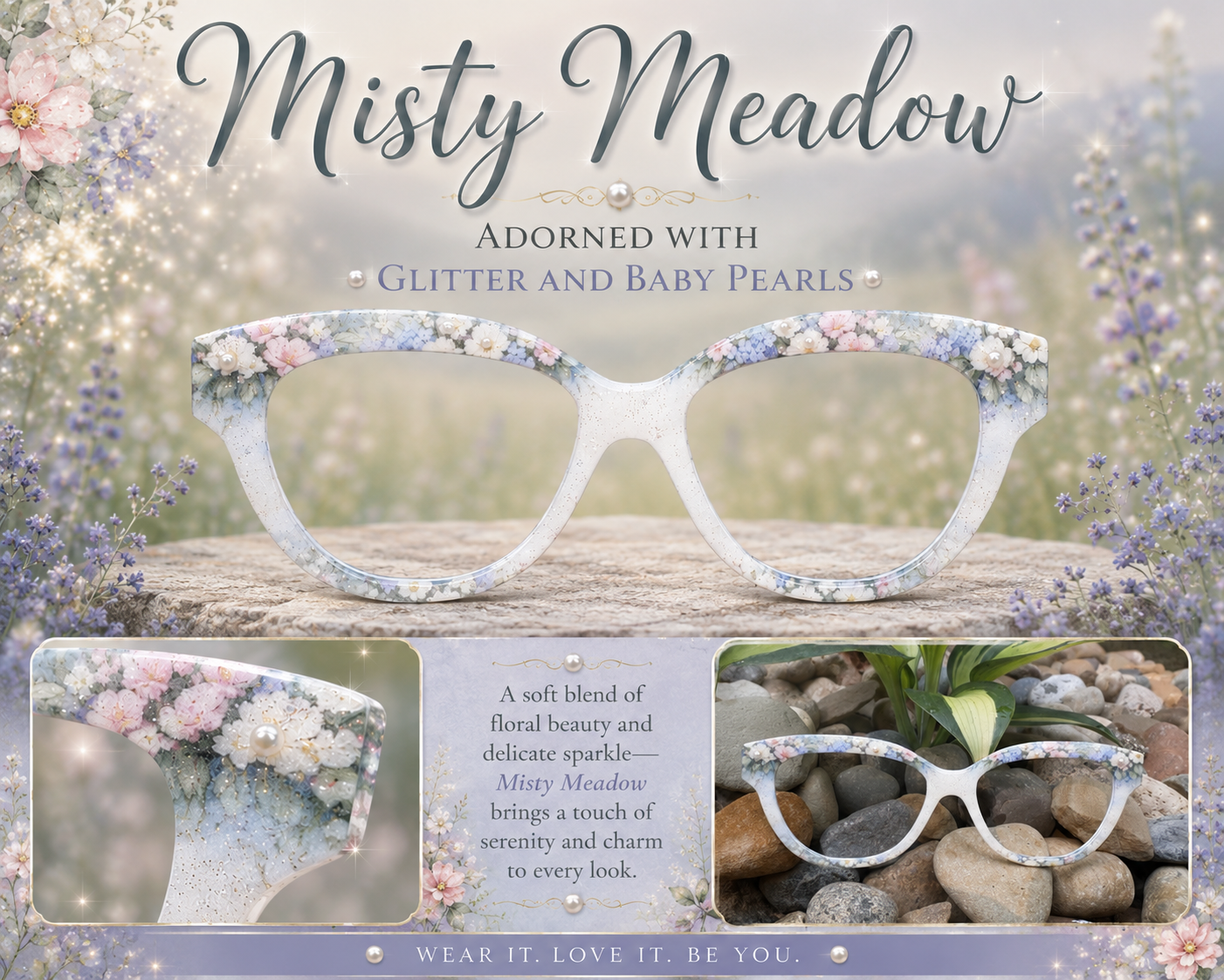 MISTY MEADOW Eyewear Toppers, comes with N52 magnets attached