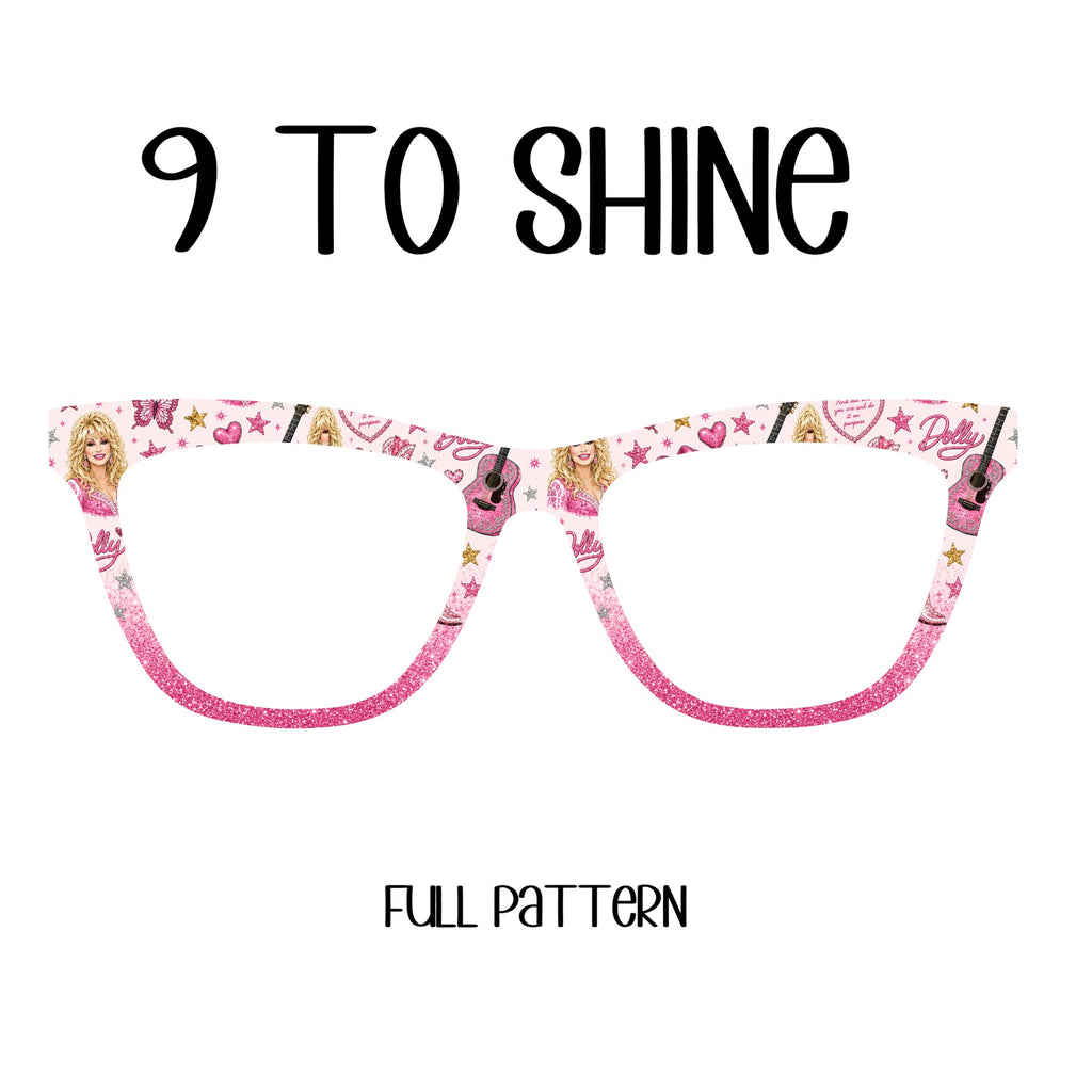 9 TO SHINE-DOLLY PARTON TRIBUTE Eyewear Toppers, comes with N52 magnets attached