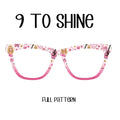 9 TO SHINE-DOLLY PARTON TRIBUTE Eyewear Toppers, comes with N52 magnets attached