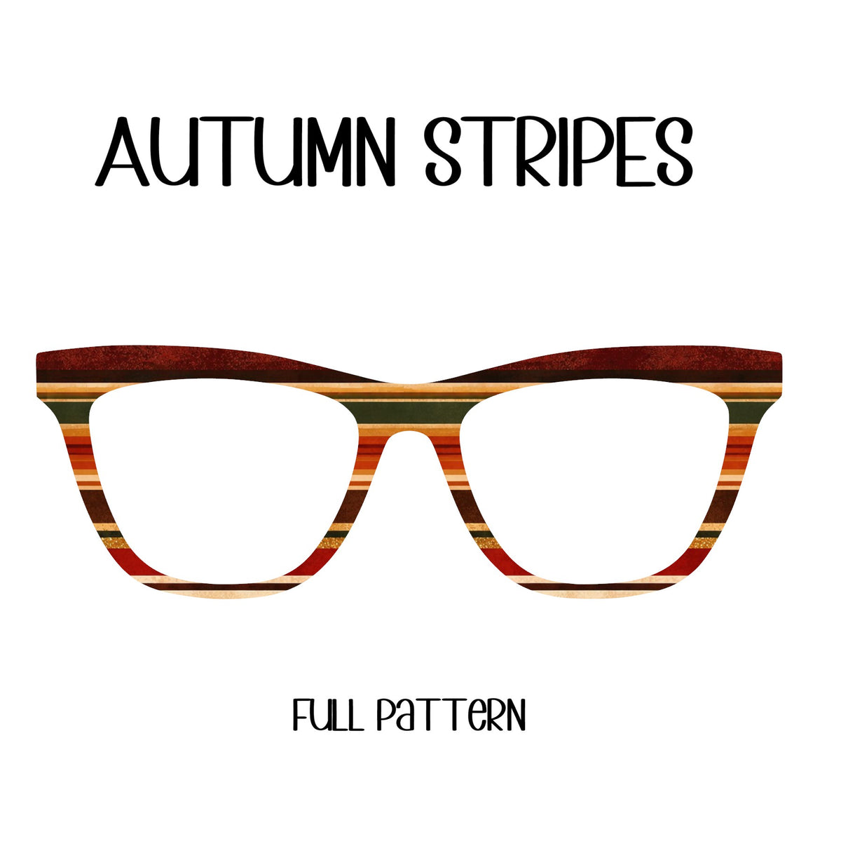 AUTUMN STRIPES Eyewear Toppers, comes with N52 magnets
