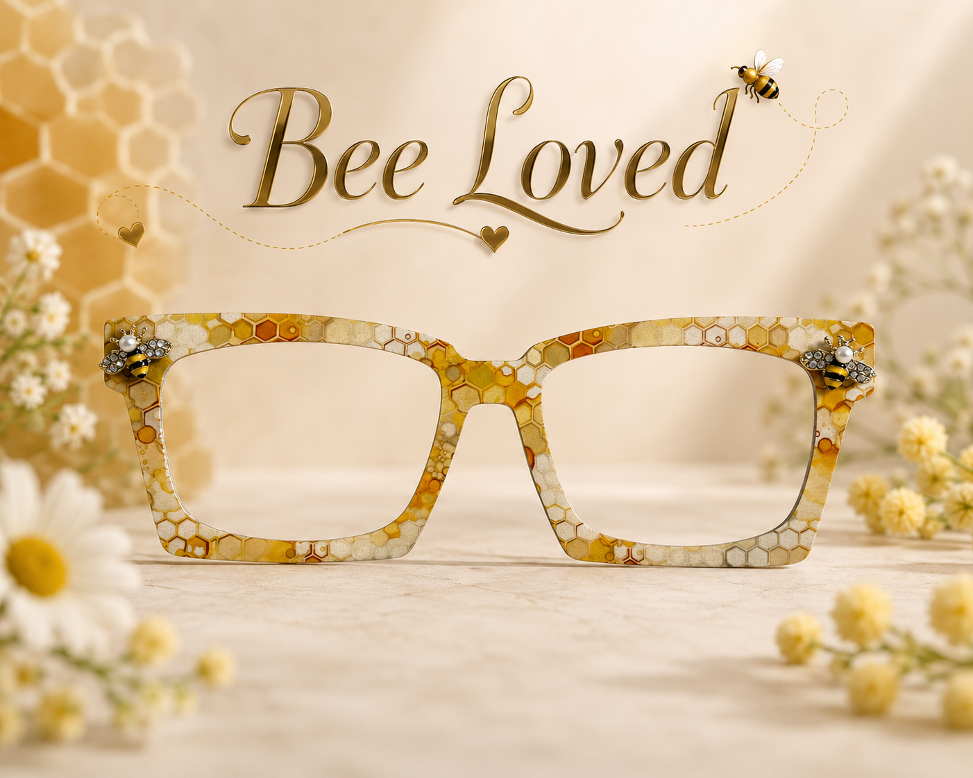 BEE LOVED Eyewear Toppers, comes with N52 magnets