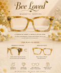 BEE LOVED Eyewear Toppers, comes with N52 magnets