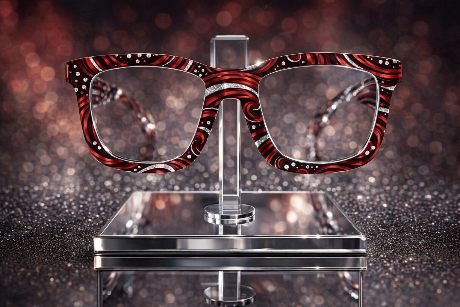 METALLIC ROUGE-Choose Gold or Silver Eyewear Toppers, comes with N52 magnets