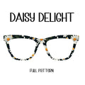 DAISY DELIGHT TEXTURIZED Eyewear Toppers, comes with N52 magnets attached