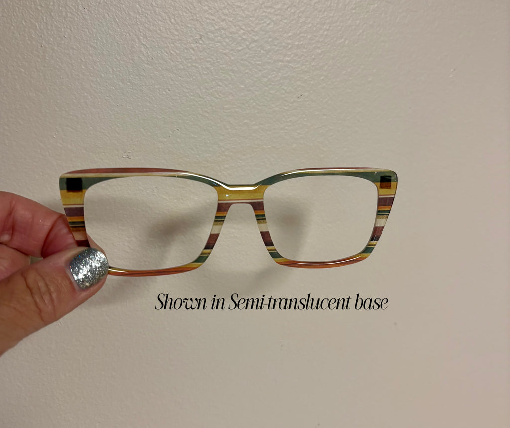 AUTUMN STRIPES Eyewear Toppers, comes with N52 magnets