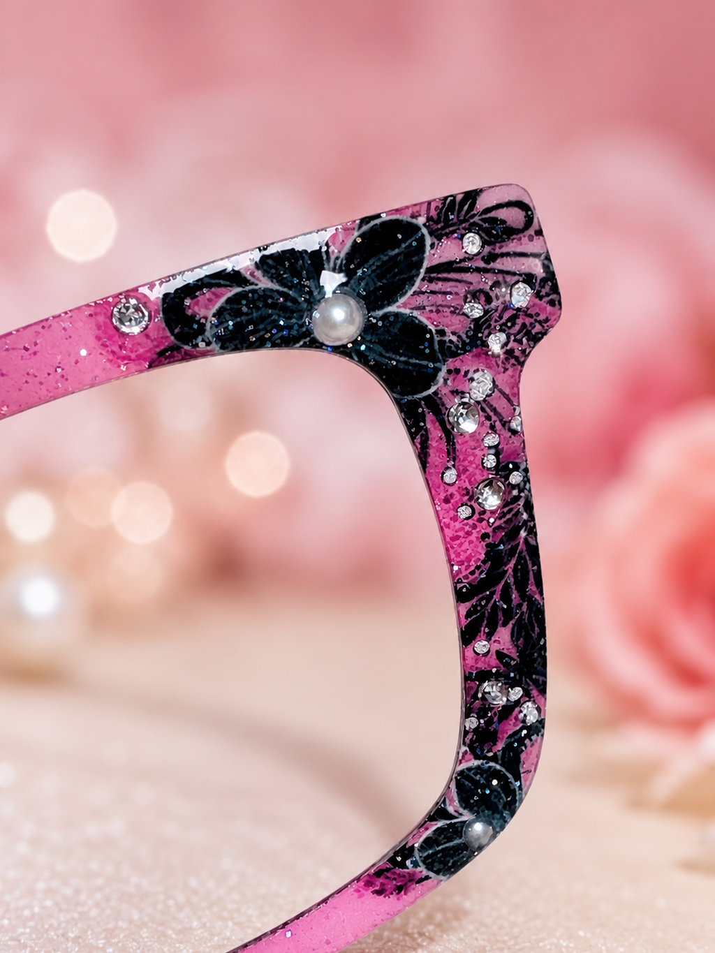 PRETTY IN PINK Eyewear Toppers, comes with N52 magnets attached