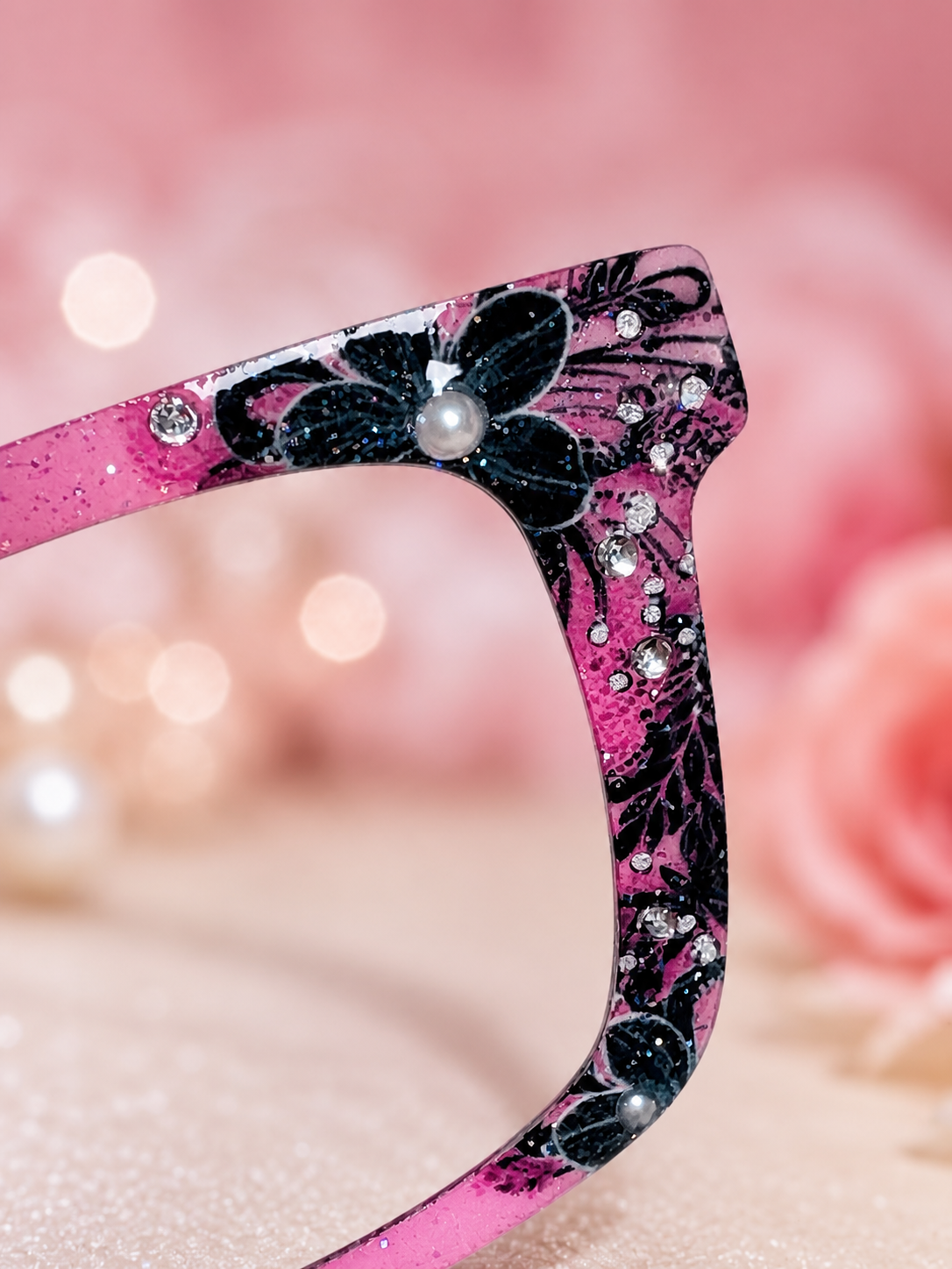 PRETTY IN PINK Eyewear Toppers, comes with N52 magnets attached