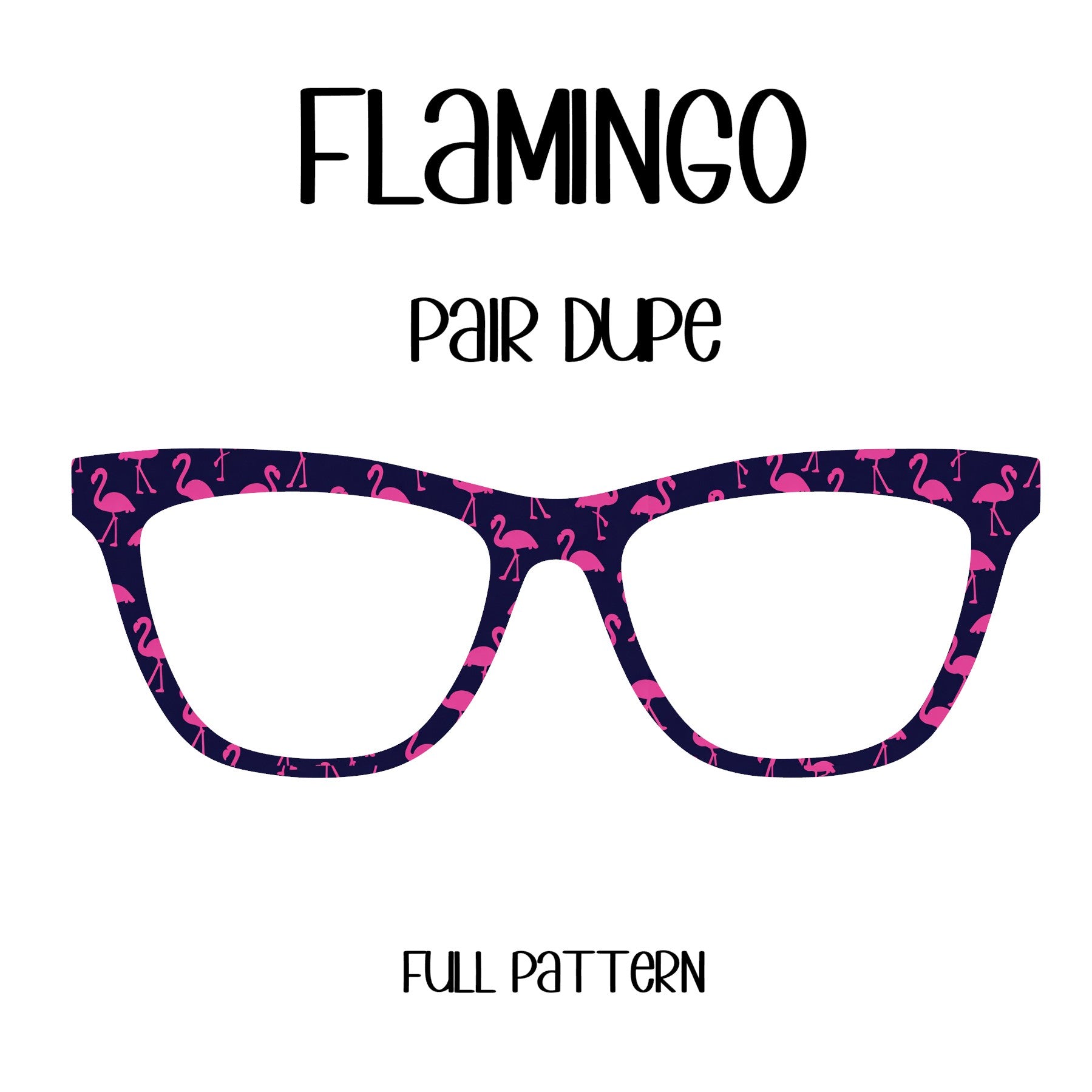 FLAMINGO PAIR DUPE Eyewear Toppers, comes with N52 magnets