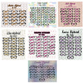 GLAM TORTE in Purple and Silver Glitter Eyewear Toppers, comes with N52 magnets (Copy)