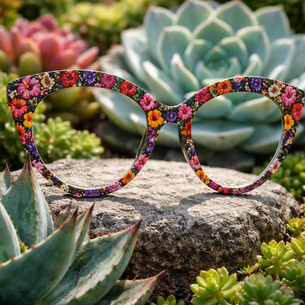 SASSY GARDEN TEXTURIZED Eyewear Toppers, comes with N52 magnets attached
