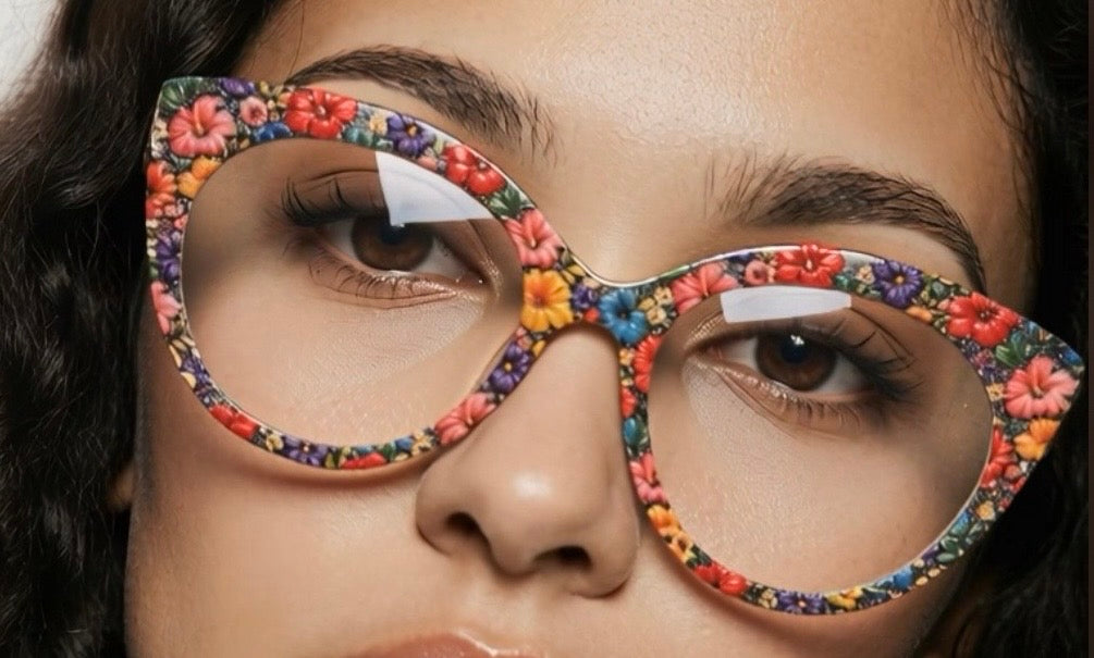 SASSY GARDEN TEXTURIZED Eyewear Toppers, comes with N52 magnets attached