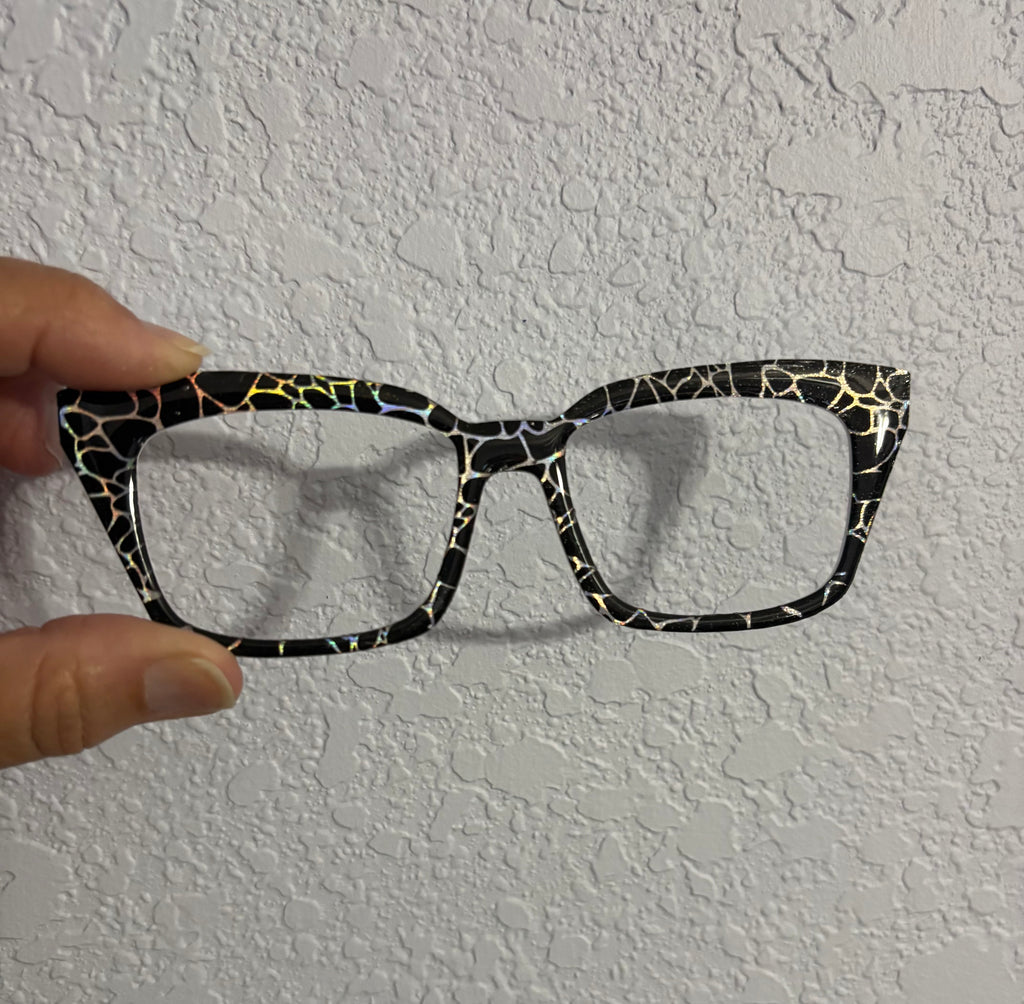 CHROMA NOIR: GLAMOUR AND GLITZ COLLECTION Eyewear Toppers, comes with N52 magnets