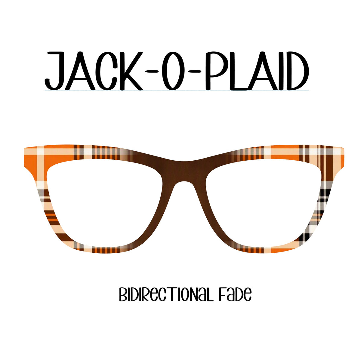 JACK-O-PLAID Eyewear Toppers, comes with N52 magnets
