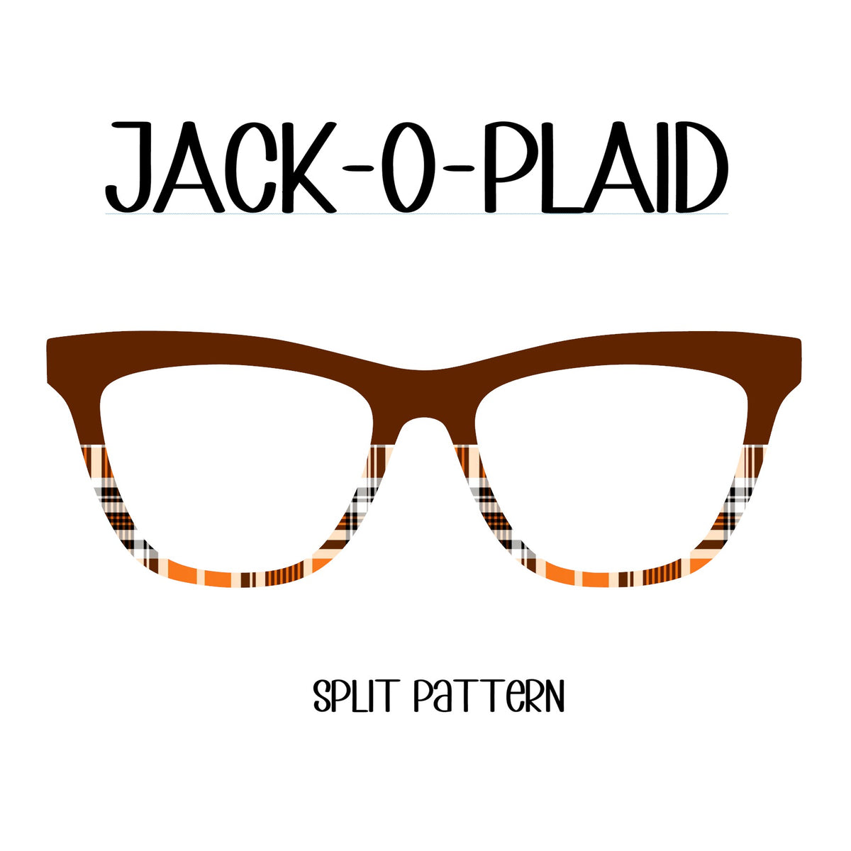 JACK-O-PLAID Eyewear Toppers, comes with N52 magnets