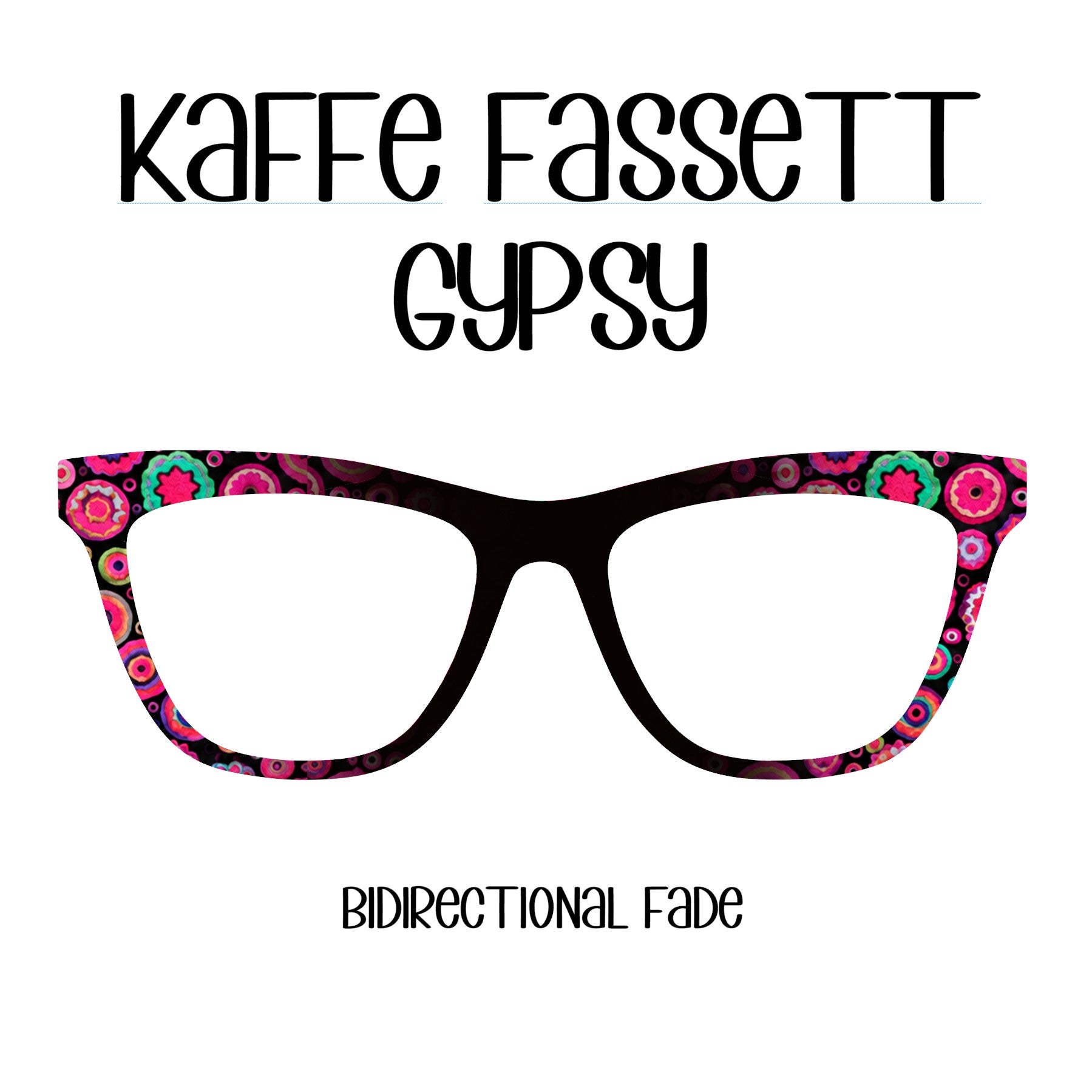 GYPSY-Kaffe Fasset Inspired Eyewear Toppers, comes with N52 magnets attached