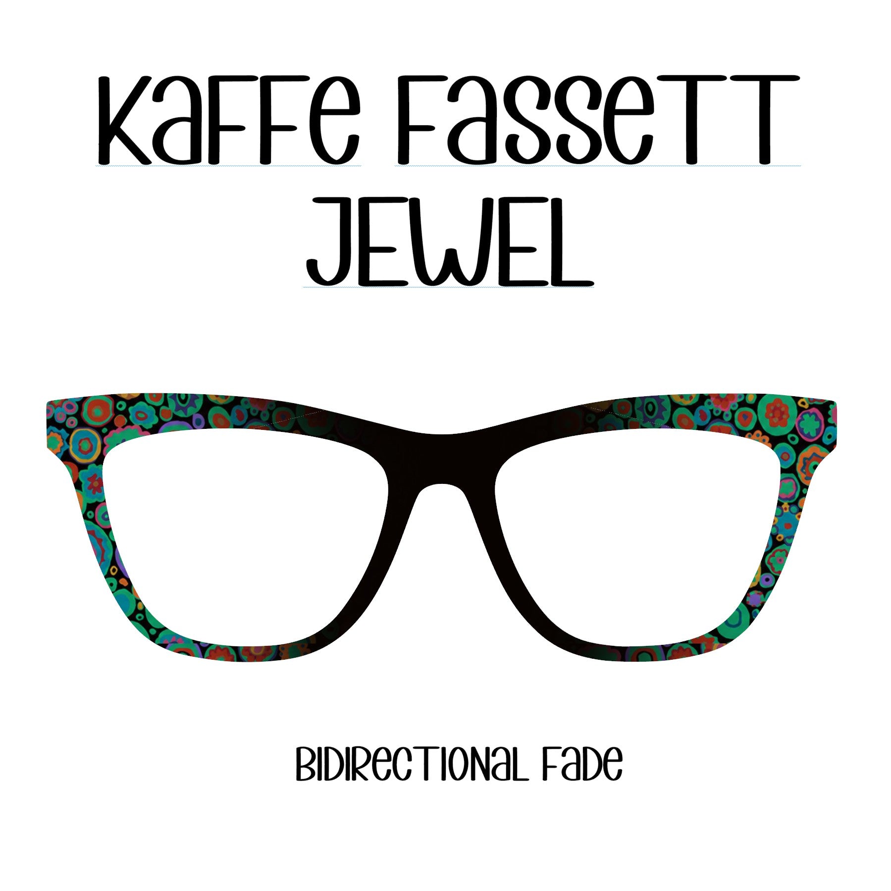 JEWEL-Kaffe Fasset Inspired Eyewear Toppers, comes with N52 magnets attached