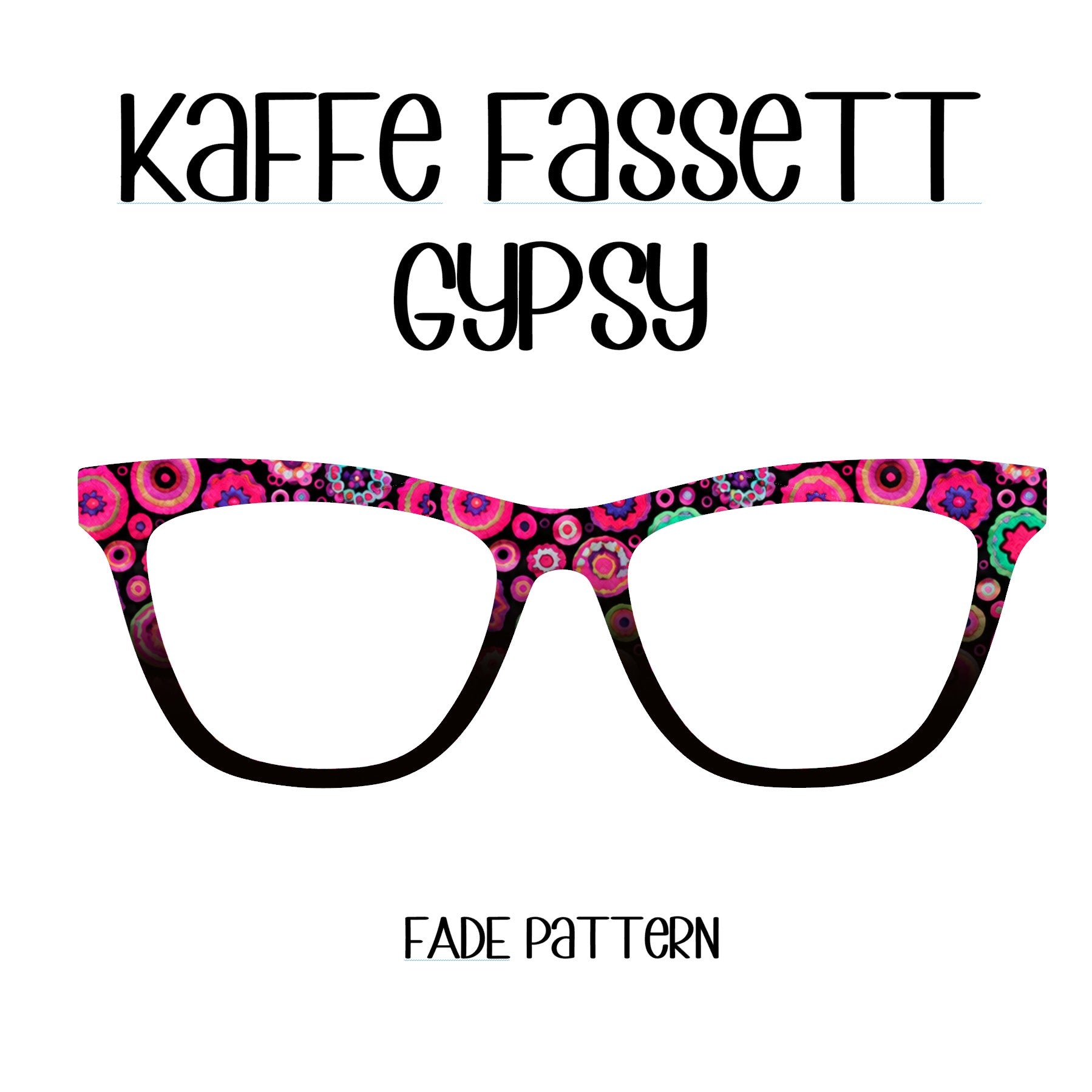 GYPSY-Kaffe Fasset Inspired Eyewear Toppers, comes with N52 magnets attached