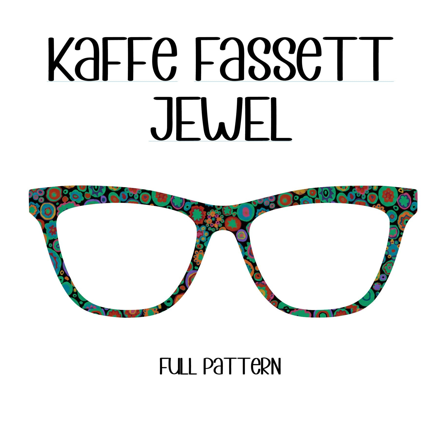JEWEL-Kaffe Fasset Inspired Eyewear Toppers, comes with N52 magnets attached