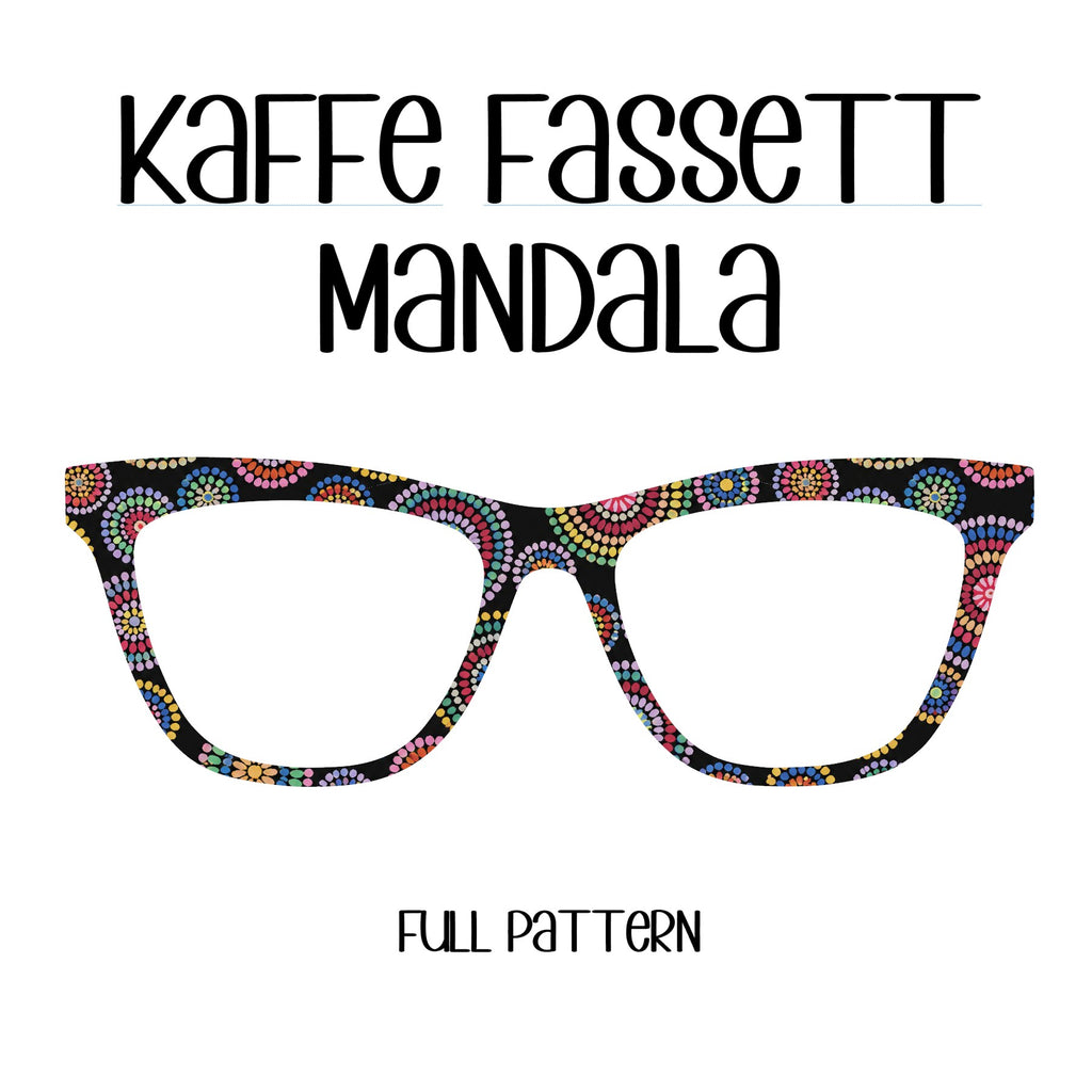 MANDALA-Kaffe Fasset Inspired Eyewear Toppers, comes with N52 magnets attached