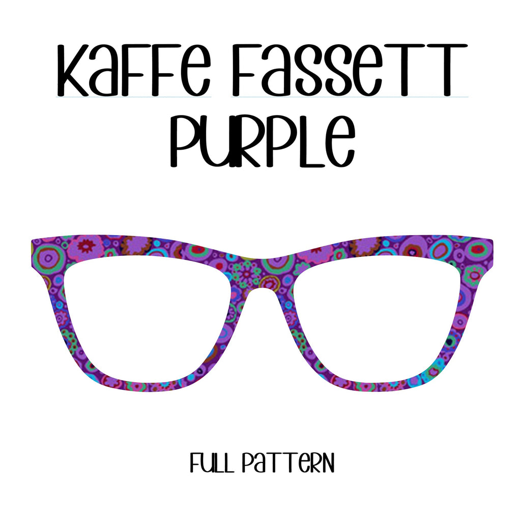 PURPLE-Kaffe Fasset Inspired Eyewear Toppers, comes with N52 magnets attached