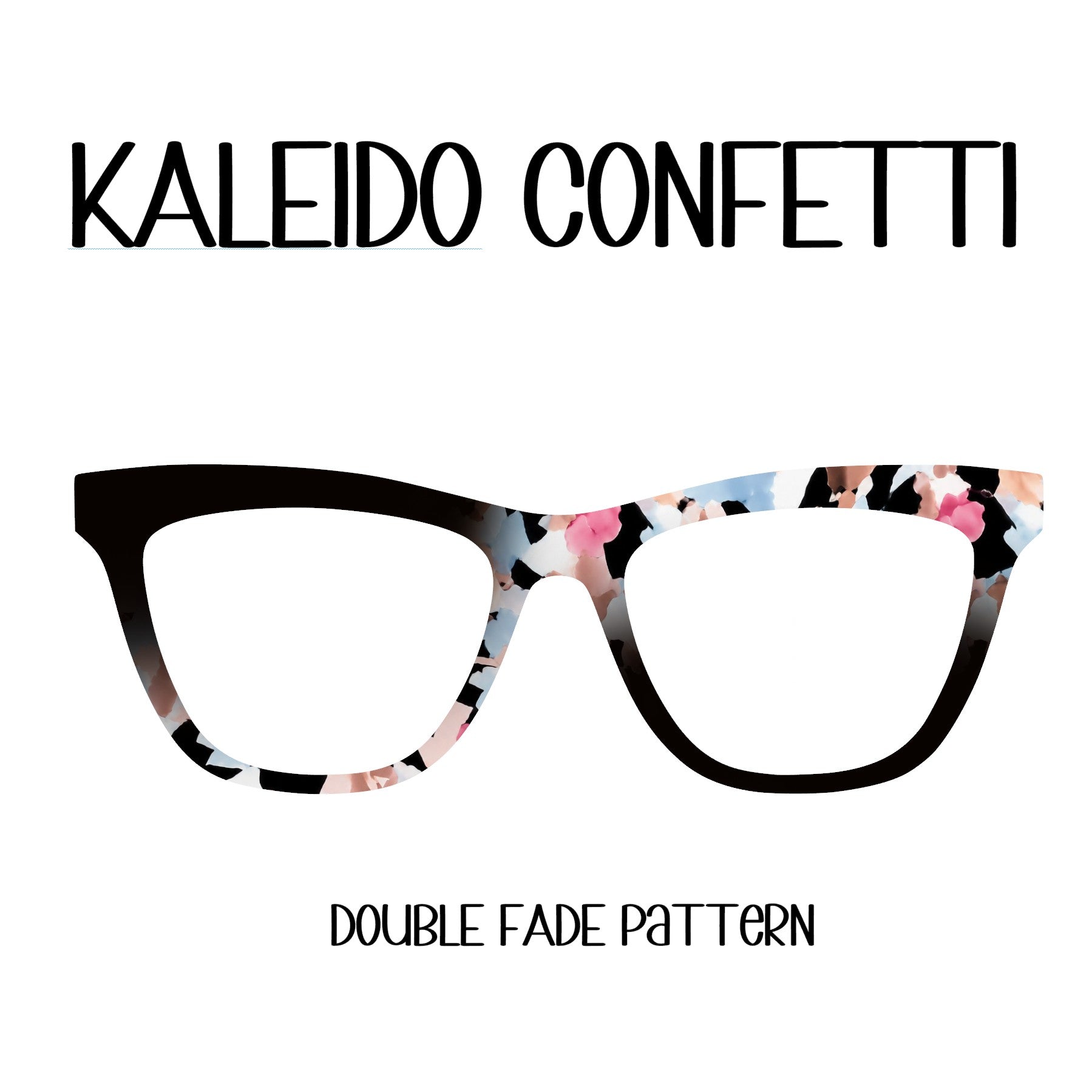 KALEIDO CONFETTI Eyewear Toppers, comes with N52 magnets attached