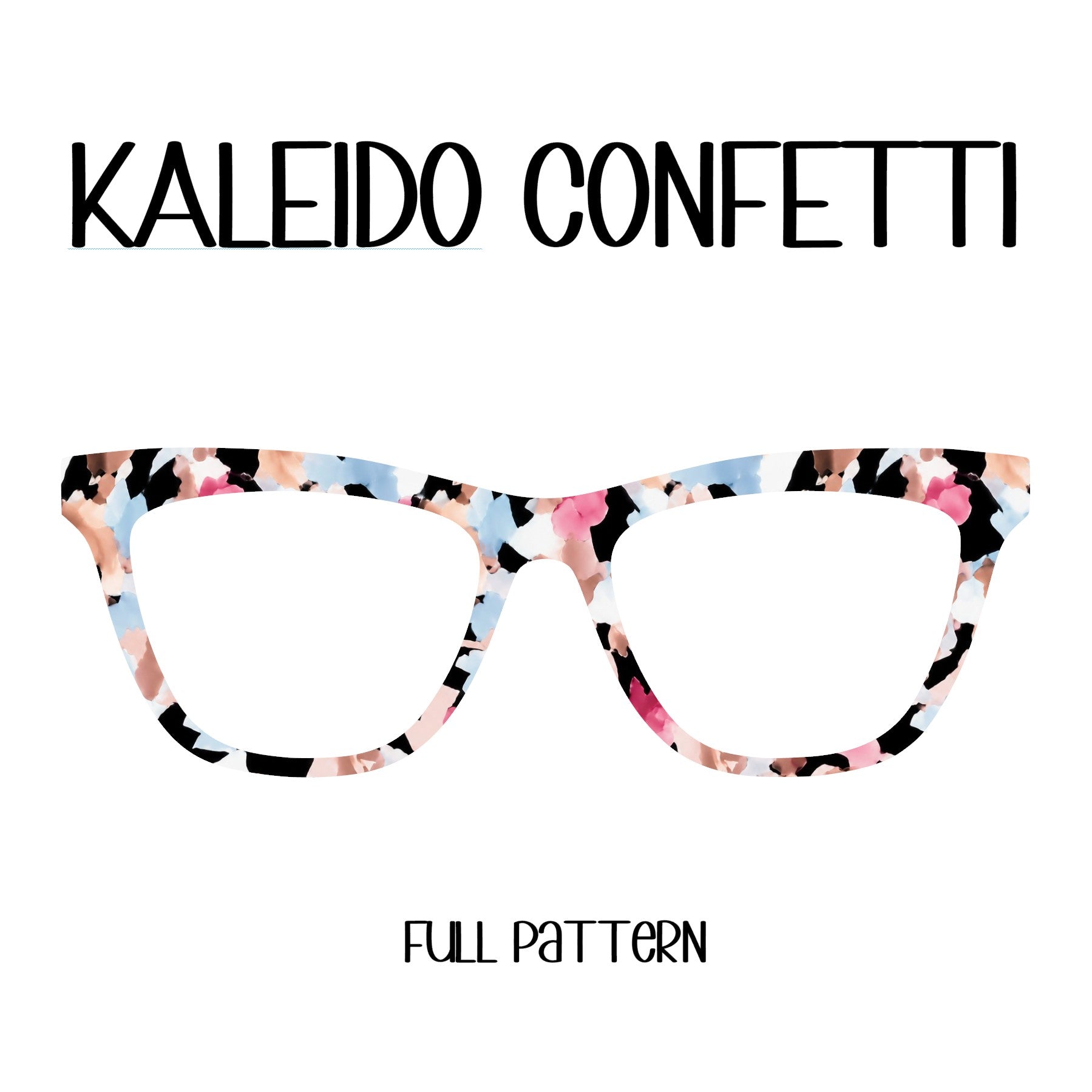KALEIDO CONFETTI Eyewear Toppers, comes with N52 magnets attached