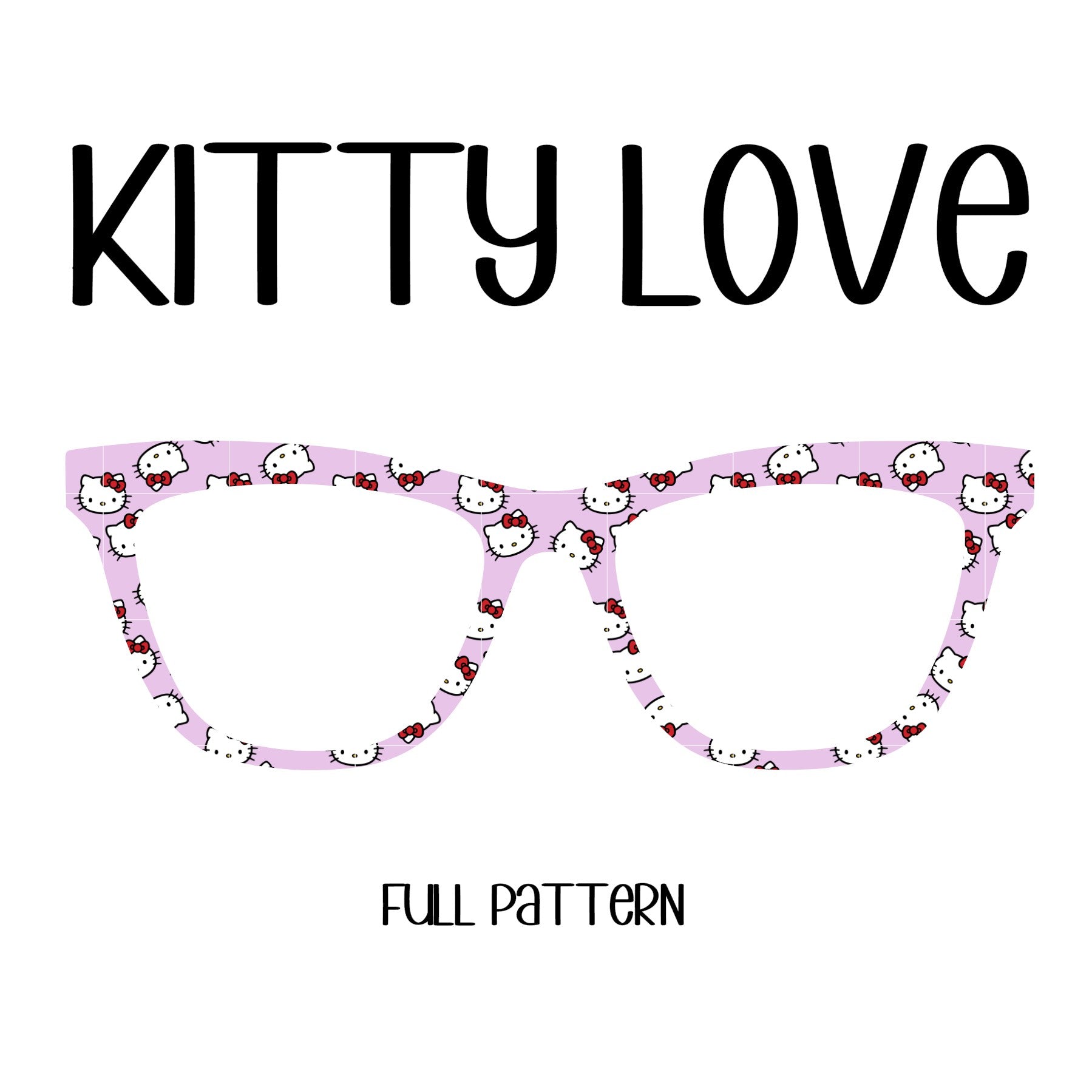 KITTY LOVE Eyewear Toppers, comes with N52 magnets