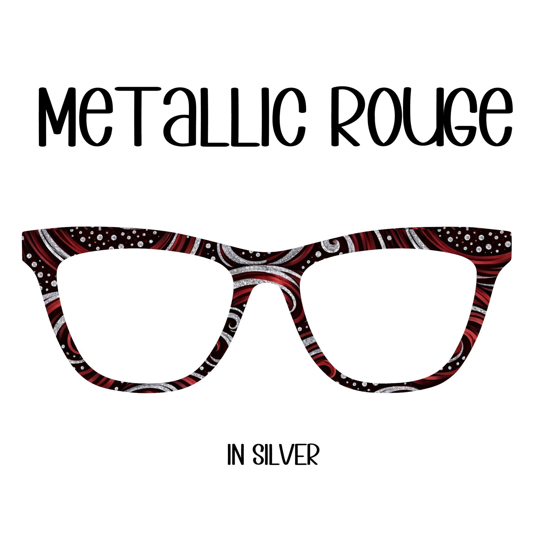 METALLIC ROUGE-Choose Gold or Silver Eyewear Toppers, comes with N52 magnets