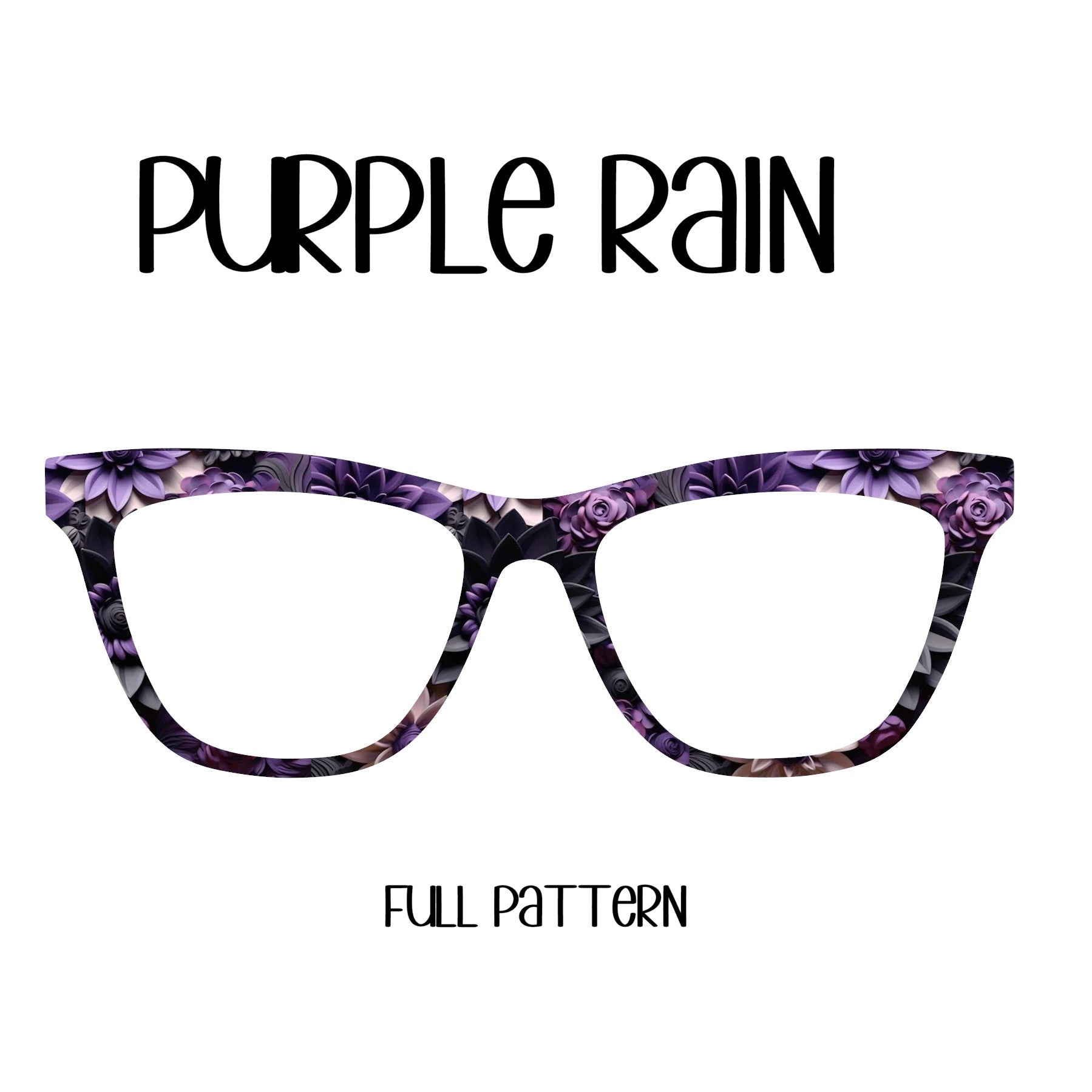 PURPLE REIGN TEXTURIZED Eyewear Toppers, comes with N52 magnets attached