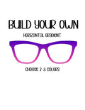 BUILD YOUR OWN- 2-3 Color horizontal Gradient Eyewear Topper, comes with N52 magnets