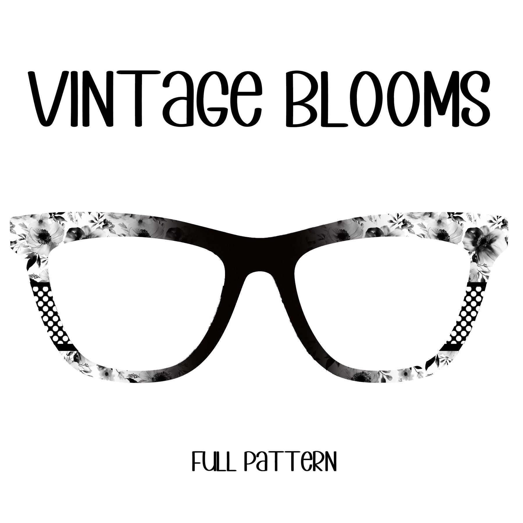 VINTAGE BLOOMS Eyewear Toppers, comes with N52 magnets