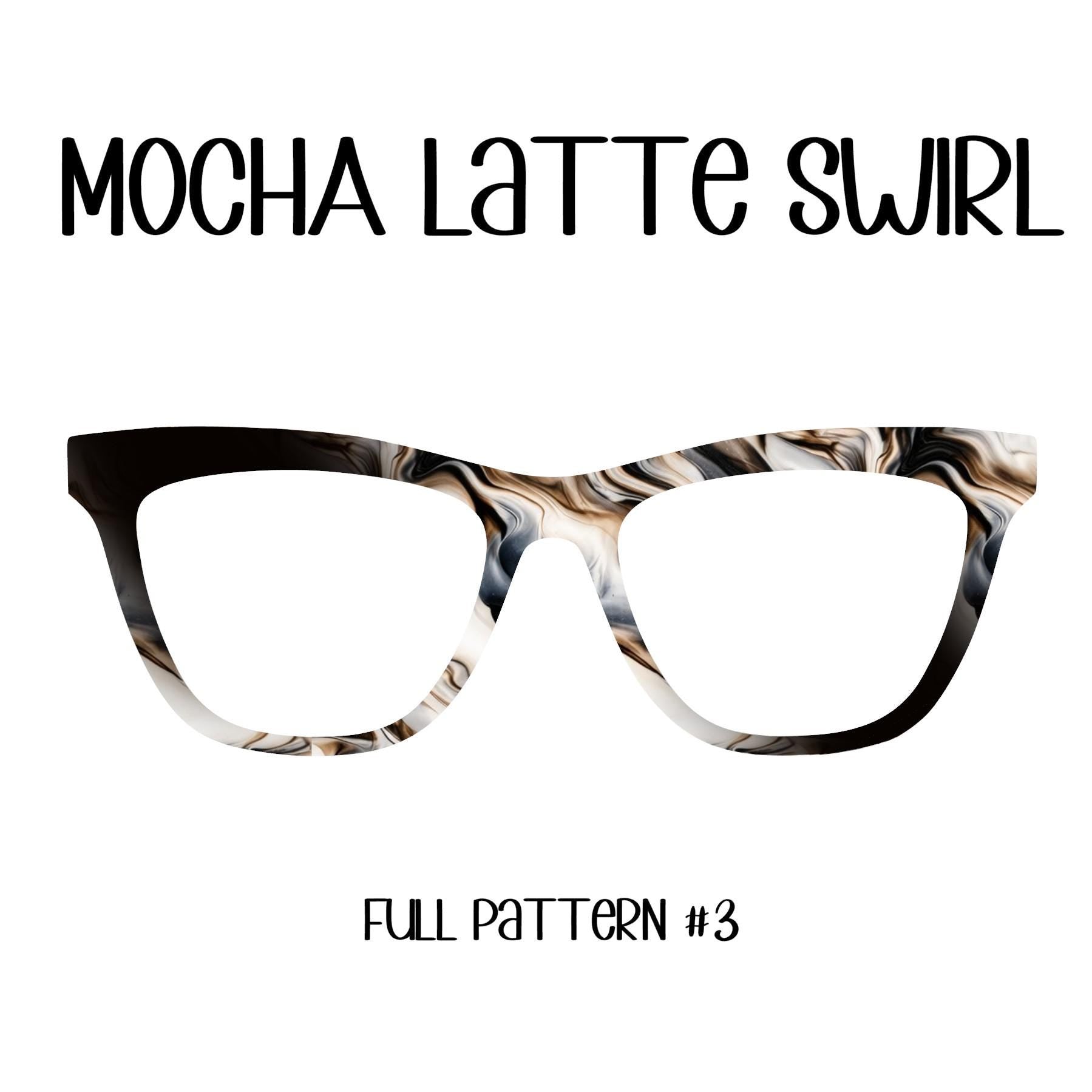 MOCHA LATTE SWIRL Eyewear Toppers, comes with N52 magnets