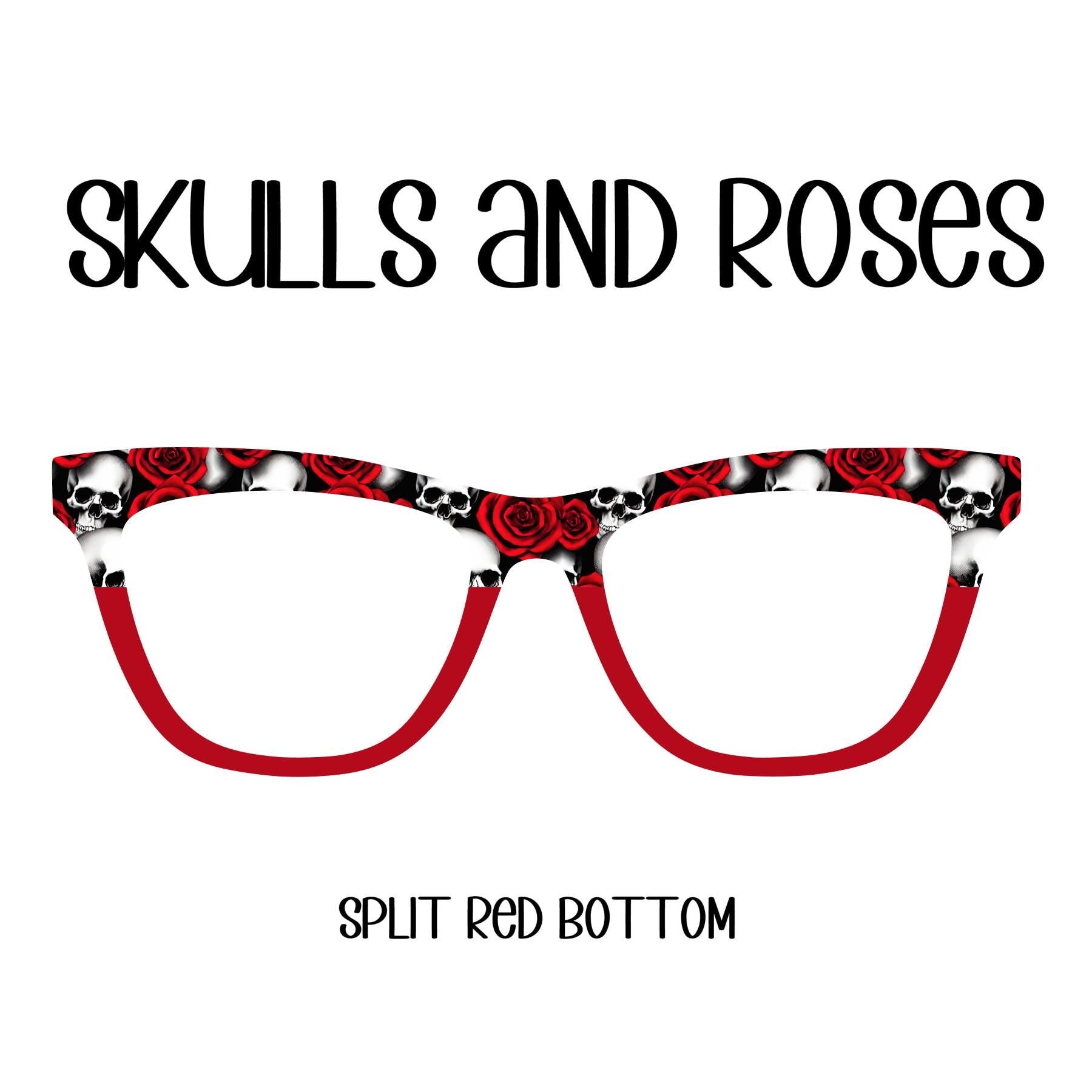 SKULL AND ROSES Eyewear Toppers, comes with N52 magnets
