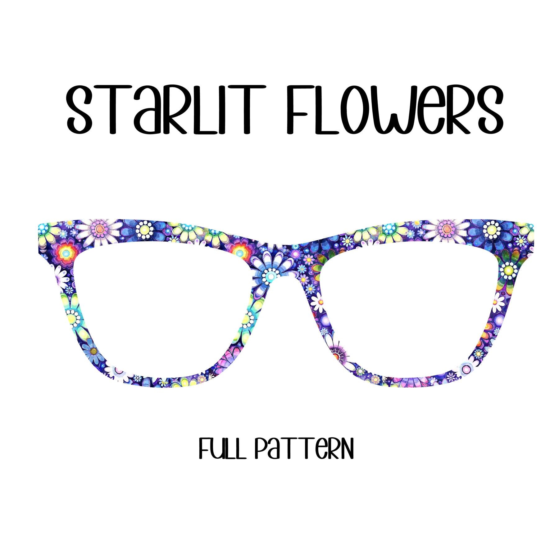 STARLIT FLOWERS Eyewear Toppers, comes with N52 magnets