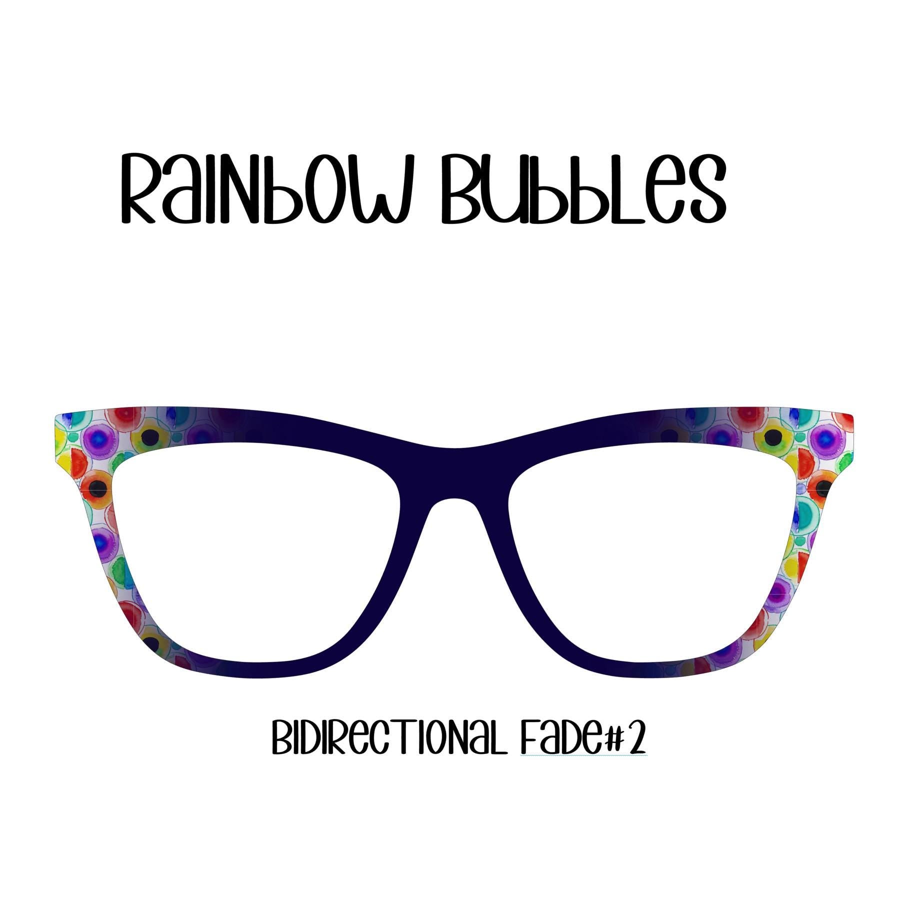 RAINBOW BUBBLES Eyewear Toppers, comes with N52 magnets