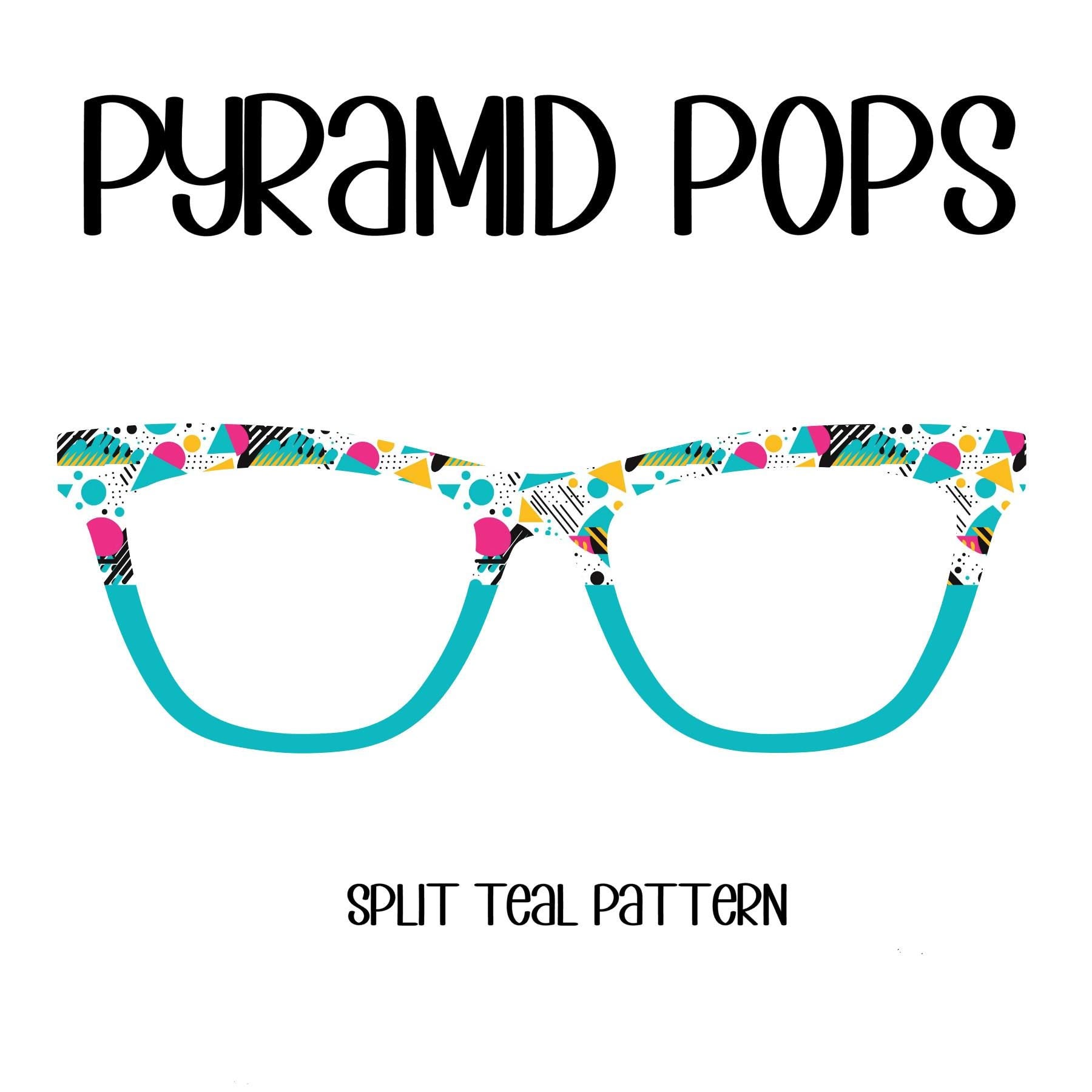 PYRAMID POPS Eyewear Toppers, comes with N52 magnets