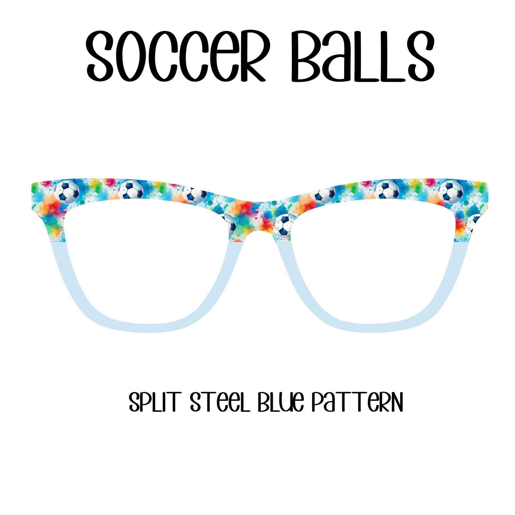 SOCCER BALLS Eyewear Toppers, comes with N52 magnets