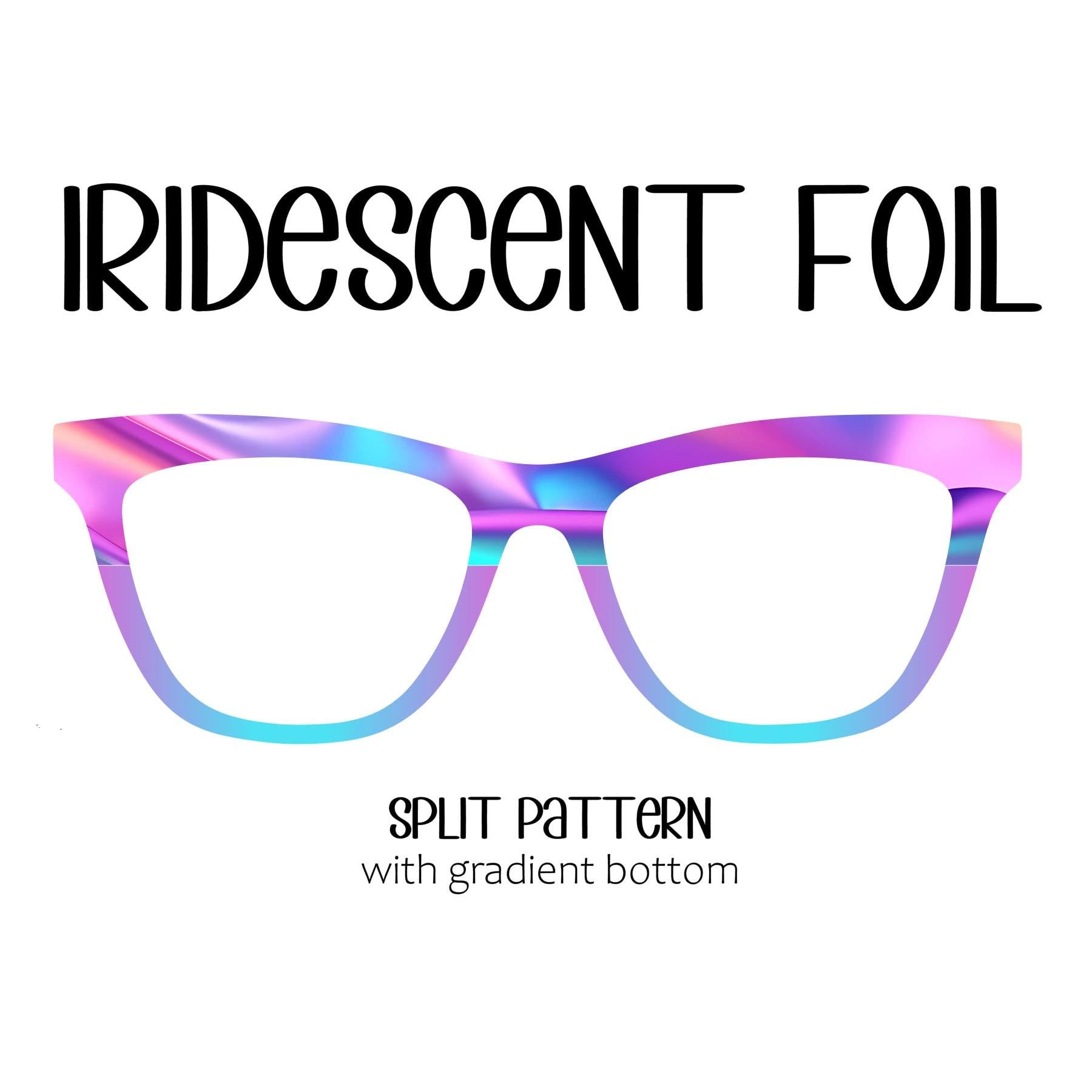 IRIDESCENT FOIL Eyewear Toppers, comes with N52 magnets