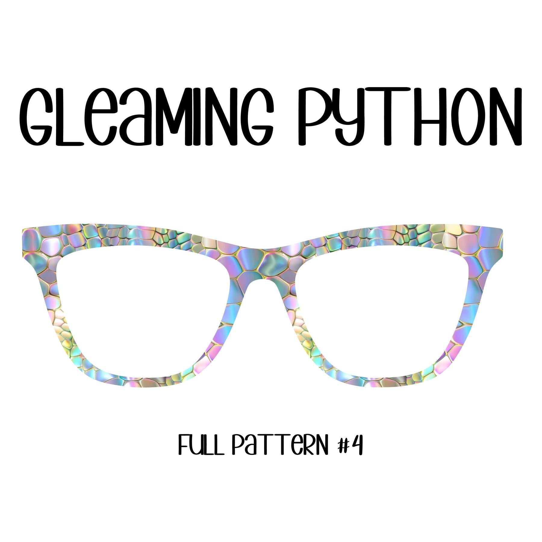 GLEAMING PYTHON - 5 CHOICES! Eyewear Toppers, comes with N52 magnets
