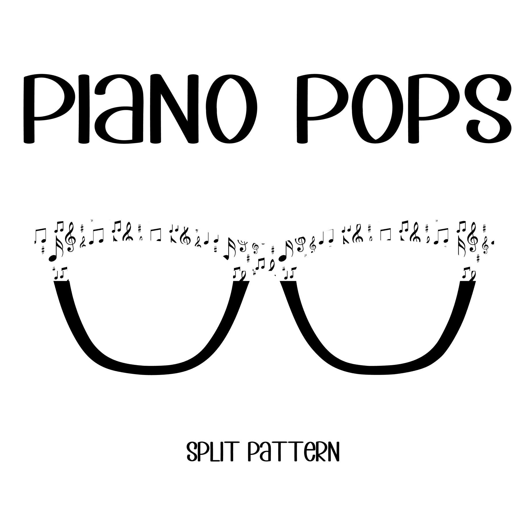 PIANO POPS Eyewear Toppers, comes with N52 magnet