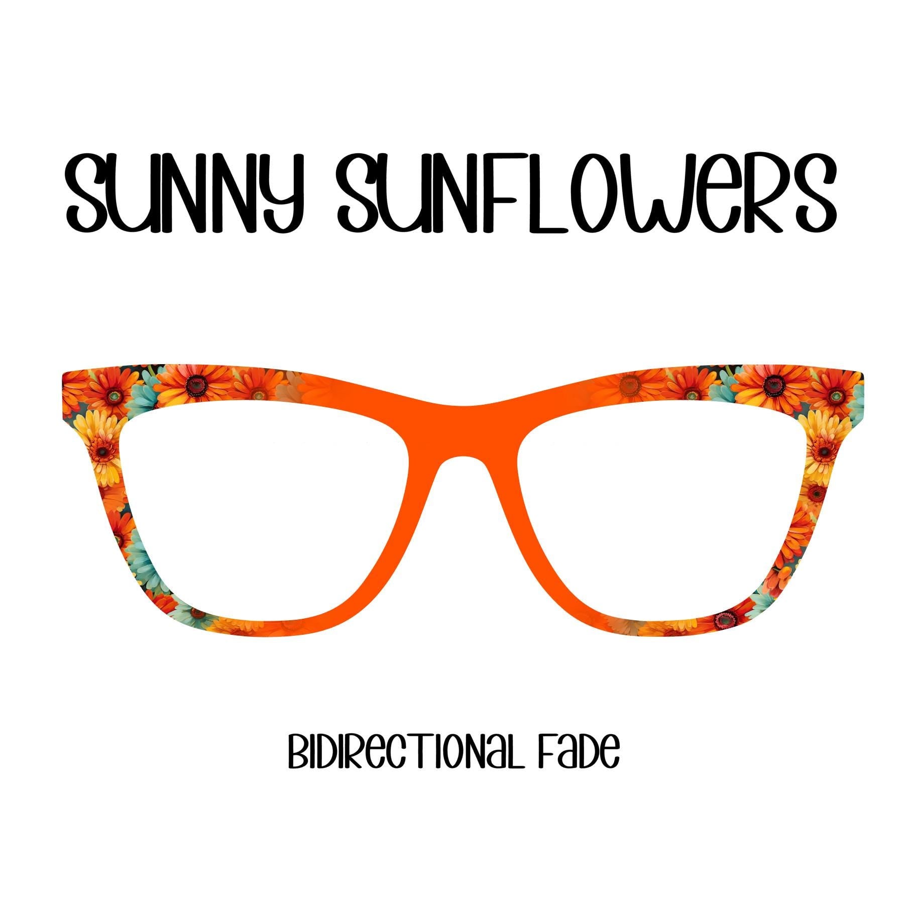 SUNNY SUNFLOWERS Eyewear Toppers, comes with N52 magnets